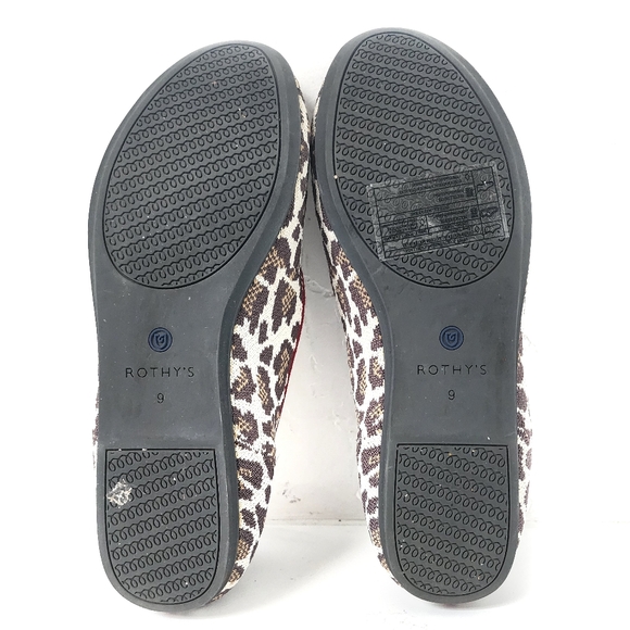 Rothy's The Loafer Moca Spot Leppard Print Flats, 9 - Picture 8 of 8